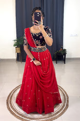 Red Lehanga โค๏ธ