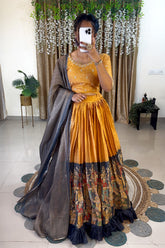 Kalamkari Lehenga ๐