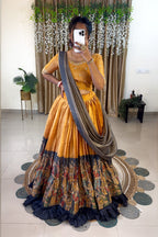 Kalamkari Lehenga