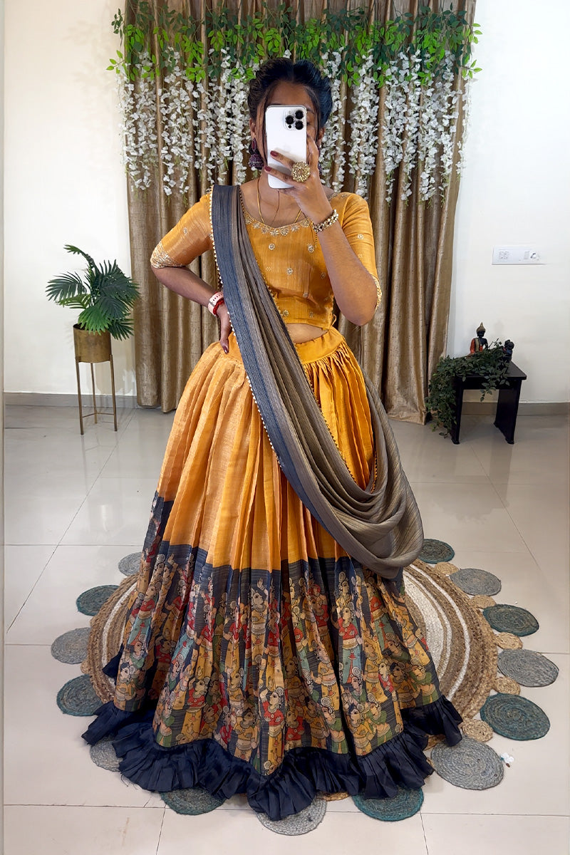 Kalamkari Lehenga